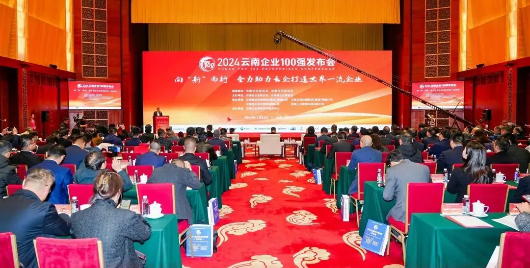 尊龙凯时集团登榜2024云南企业100强、云南制造业100强